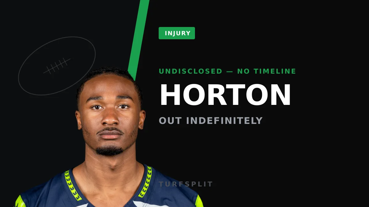 Seahawks Stay Mum as Tory Horton Faces Extended Absence