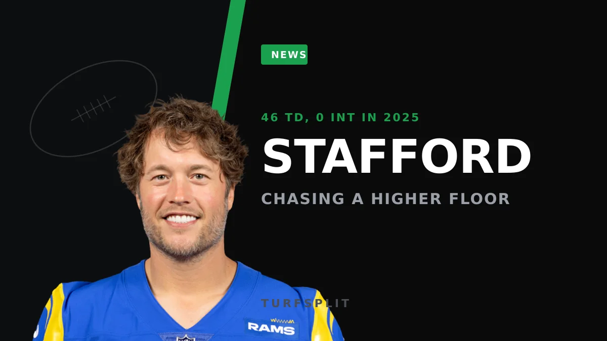 Stafford Wants the Rams to Raise Their Floor After a 46-TD Season