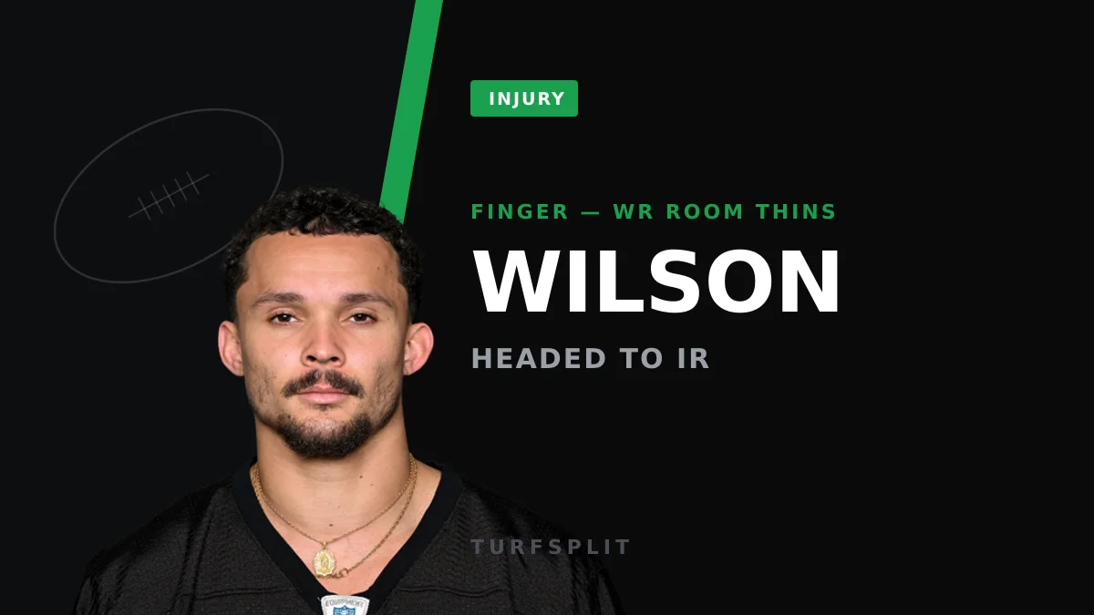 Steelers Put Roman Wilson on IR as Pittsburgh's WR Room Thins Out