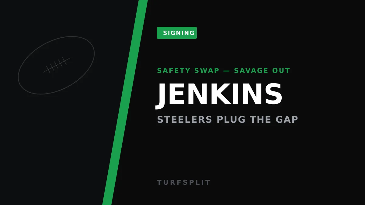Steelers Swap Safeties: Rayshawn Jenkins In, Darnell Savage Out