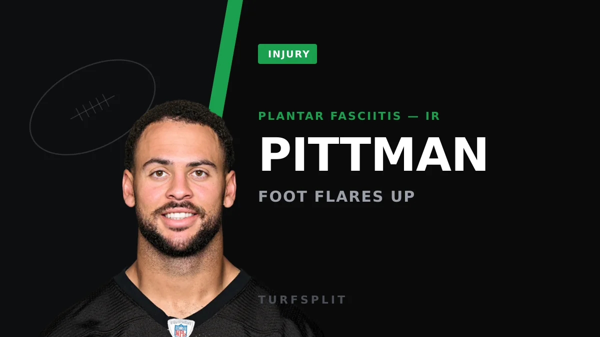 Steelers WR Michael Pittman Hits IR as Foot Injury Flares Again