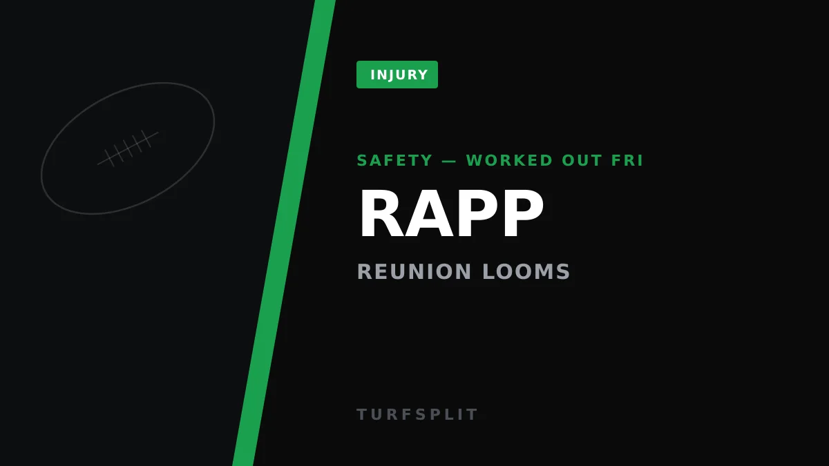 Taylor Rapp Works Out for Broncos, Signaling a Reunion Is Near