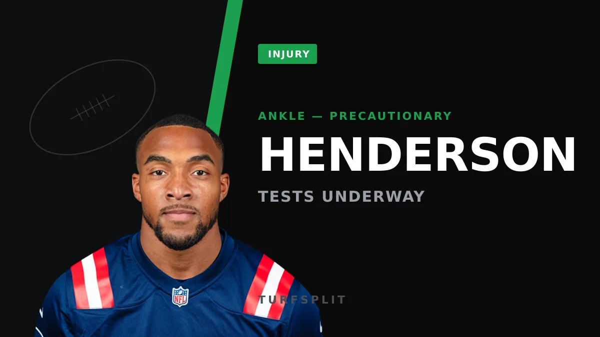 TreVeyon Henderson's Ankle Draws Tests, But Patriots Aren't Sweating It