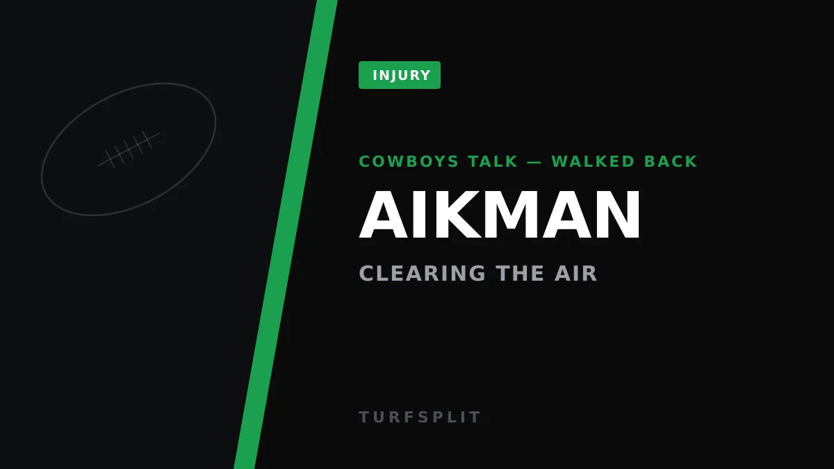 Troy Aikman walks back Cowboys talk, says he unfairly cornered Jerry Jones
